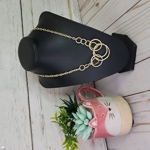 Jones New York Multi Circle lunk Necklace